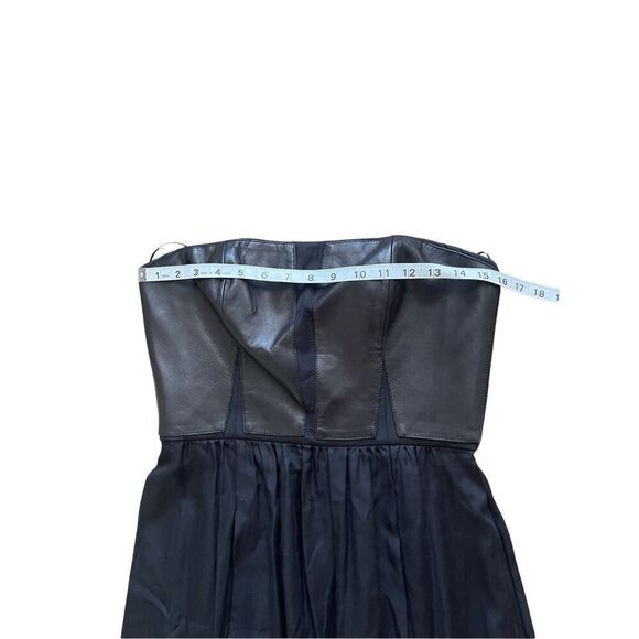 Rebecca Taylor Black Strapless Maxi Dress – Size 6 - Picture 4 of 8